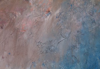 Oil Painting closeup texture background with red blue gray white colors for vivid colorful creative ideas.