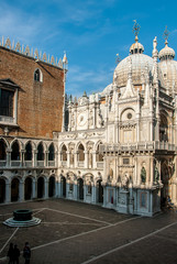 Fototapeta na wymiar The Palazzo Ducale of the city of Venice.