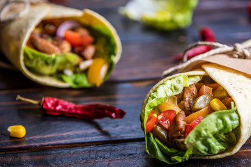 Mexican tortilla wrap