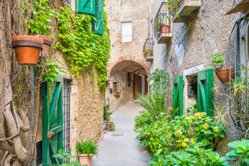 Fototapeta na wymiar Scenic sight in Capalbio, picturesque village on the province of Grosseto. Tuscany, Italy.