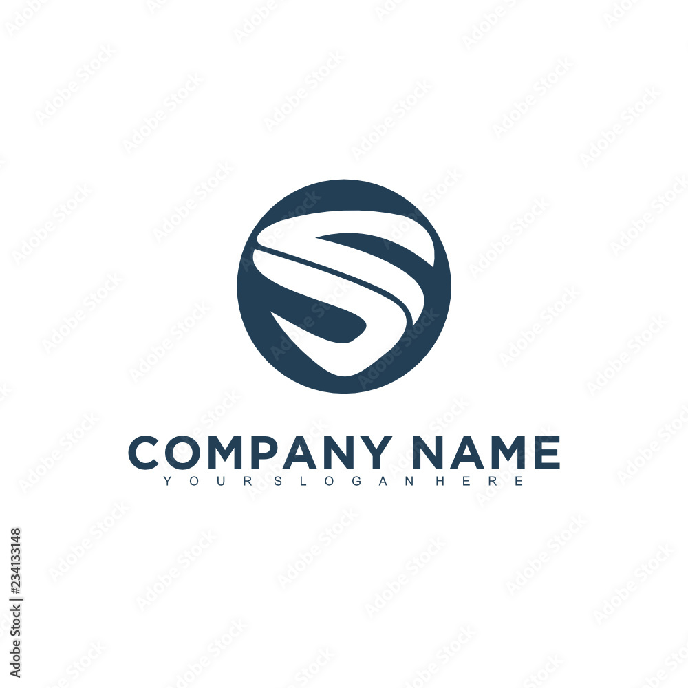 Poster simple minimalistic modern professional logo design of technology vector eps illustrator template