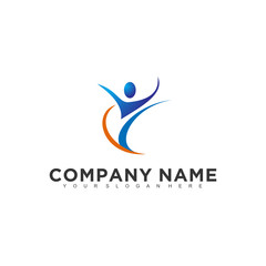 Simple minimalistic modern professional logo design of medical vector EPS illustrator template