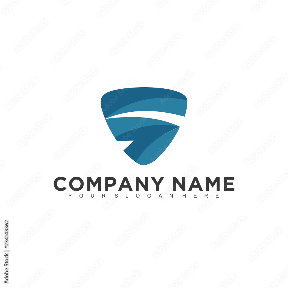 Poster simple minimalistic modern professional logo design of technology vector eps illustrator template
