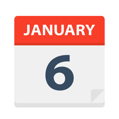 January 6 - Calendar Icon