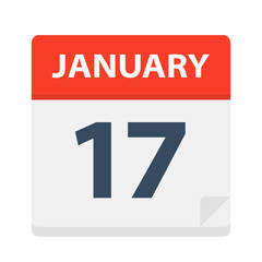 January 17 - Calendar Icon