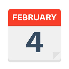 February 4 - Calendar Icon