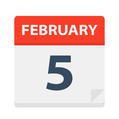 February 5 - Calendar Icon
