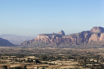 Landscape in Gheralta, Northern Ethiopia.