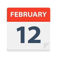 February 12 - Calendar Icon
