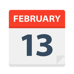 February 13 - Calendar Icon
