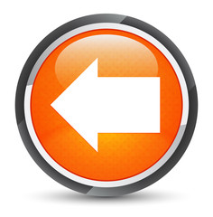 Back arrow icon galaxy orange round button