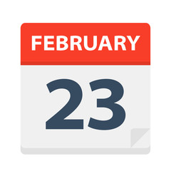 February 23 - Calendar Icon