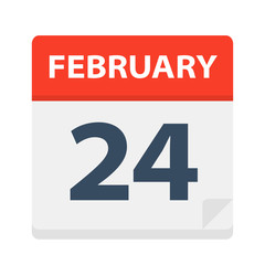 February 24 - Calendar Icon