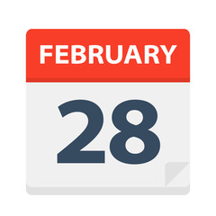 February 28 - Calendar Icon