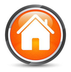 Home icon galaxy orange round button