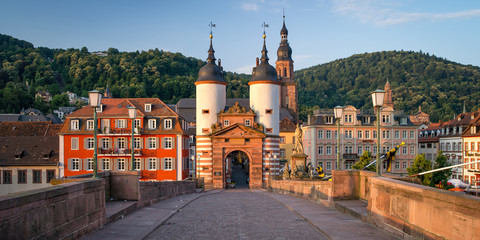 Alte Brücke in Heidelberg, Baden-Württemberg, Deutschland