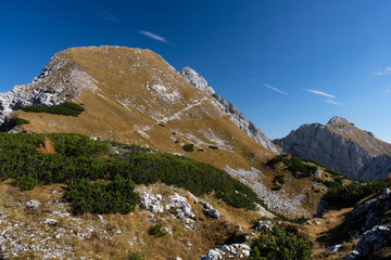 Mali Draski vrh mountain in autumn in Slovenia