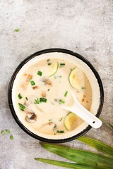 Homemade Coconut Milk soup / Tom Kha Gai Thai food