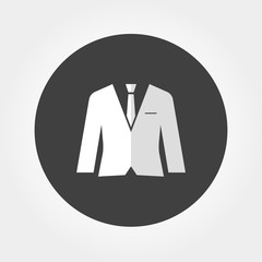 Suit icon vector