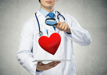 Cardio health care concept