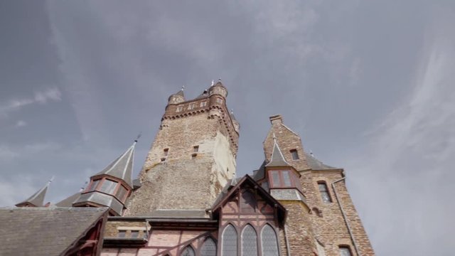 Cochem castle (Germany) view.
