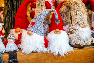 Christmas Market near Town Hall on Albert Square in Manchester, 