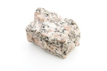 granite isolated over white
