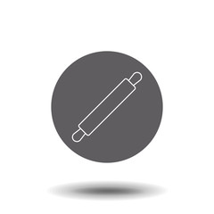 rolling pin icon. Trendy modern flat linear vector rolling pin icon on background from thin line collection, outline vector illustration