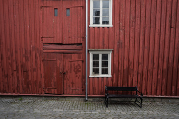 Altstadt Bakklandet in Trondheim