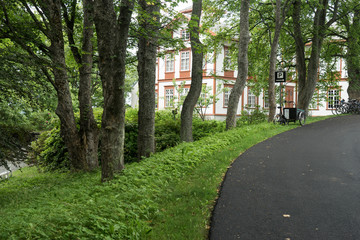 Park des Musikmuseums Ringve in Trondeim