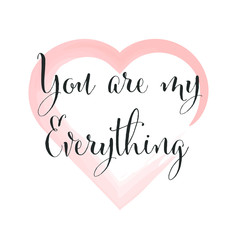 You are my Everything, Herzrahmen