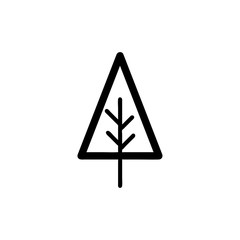 Tree icon vector isolated on background. Trendy sweet symbol. Pixel perfect. illustration EPS 10.