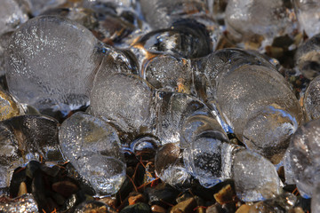 Interesting ice formations.