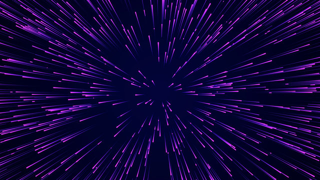 Abstract Circular Speed Background. Starburst Dynamic Lines Pattern. Abstract Data Flow Background. 3D Rendering.