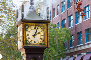 Steam Clock in Vancouver Canada