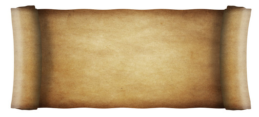 Aged paper scroll 2