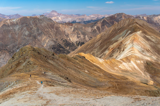 Summit of Handies Peak in the San Juan Mountains and Colorado Rockies