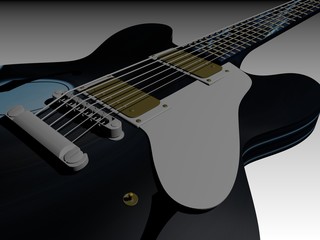 Fototapeta premium El cuerpo de la guitarra