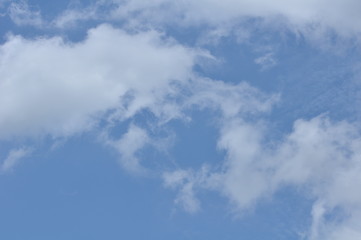 Blue sky and clouds