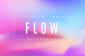 Abstract multicolored bright gradient mesh vector background.