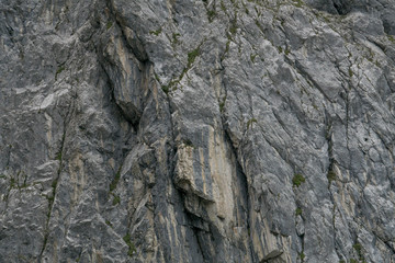 Close of mountain wall