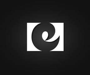 Creative e letter vector logo design. Monogram vector sign. Character logotype symbol. Icon design