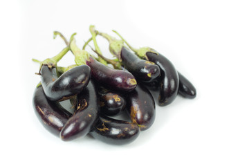eggplant on a white background