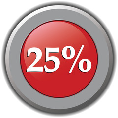 25 percent icon