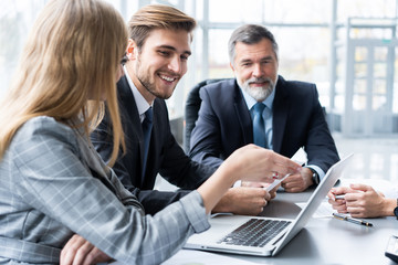 Business People Working Teamwork Cooperation Conference. Business meeting