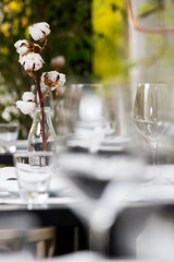 Empty restaurant interior. Modern design.