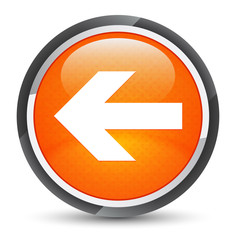 Back arrow icon galaxy orange round button