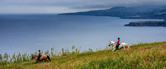 Obraz na płótnie Canvas Azores Islands Adventure Travel