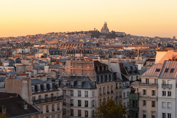 Cityscape view of Paris