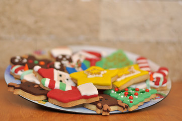 Obraz na płótnie Canvas Mix Christmas cookies